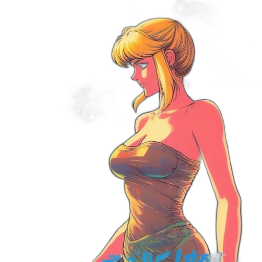 dress, comic book art, concept art, cartoon transparent PNG cut-out
