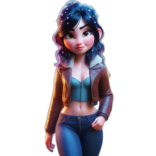 jacket, 3d render, concept art, cartoon transparent PNG cut-out
