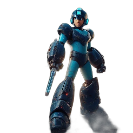 robot, weapon, staff, concept art transparent PNG cut-out