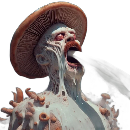creature, hat, face, food transparent PNG cut-out
