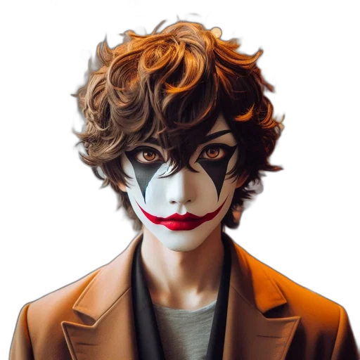 mask, face, creature, photorealistic transparent PNG cut-out