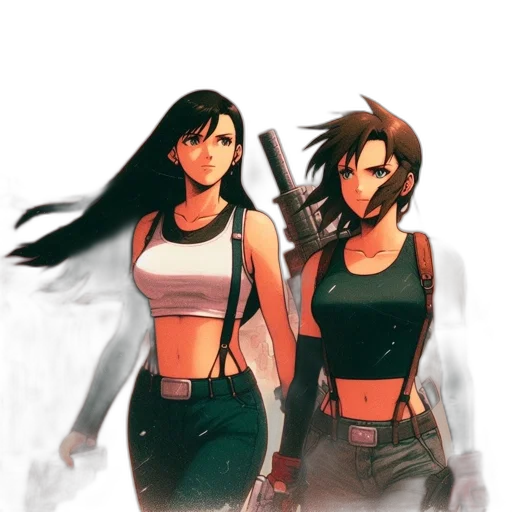 concept art, pixel art, anime, comic book art transparent PNG cut-out
