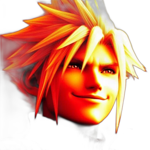 face, hair, mask, creature transparent PNG cut-out