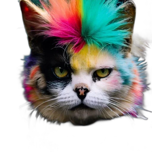 animal, hat, hair, creature transparent PNG cut-out
