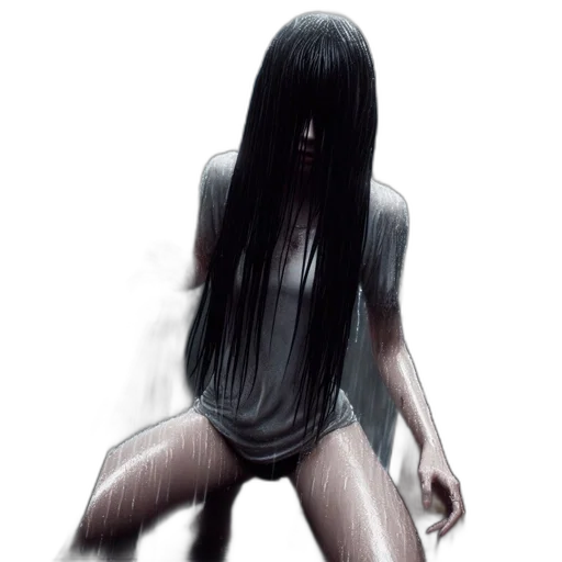 hair, creature, dress, mask transparent PNG cut-out