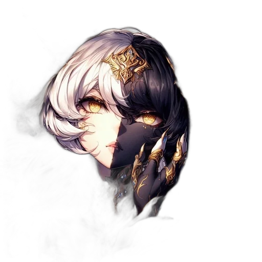 mask, face, crown, dragon transparent PNG cut-out