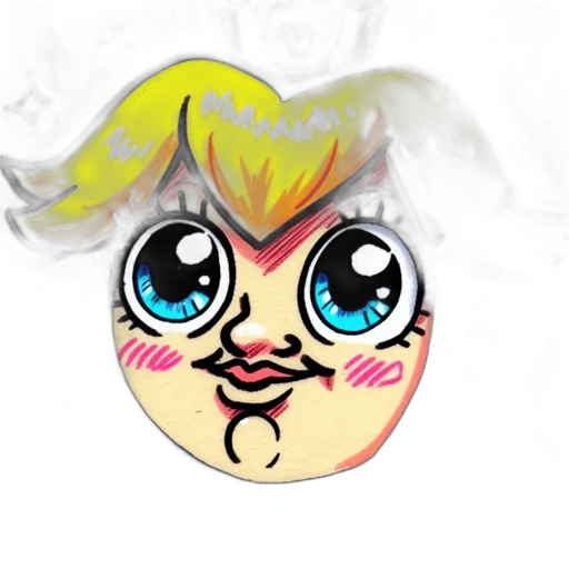 face, cartoon, photorealistic, anime transparent PNG cut-out
