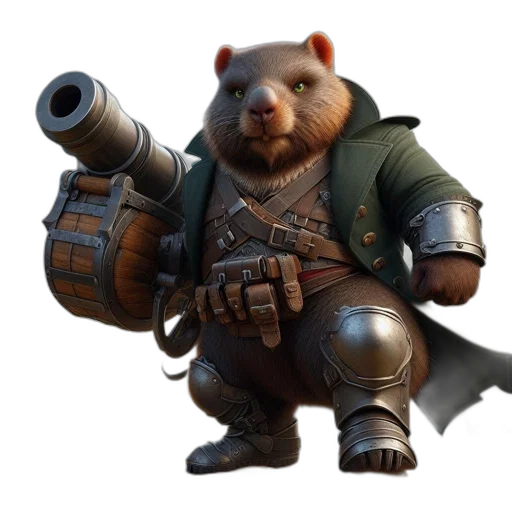 animal, staff, weapon, creature transparent PNG cut-out