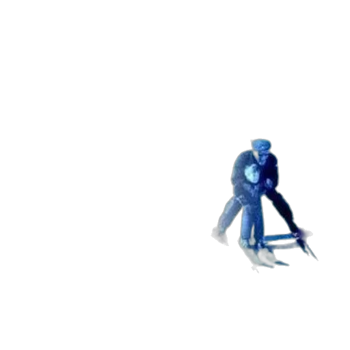 robot, staff, umbrella, creature transparent PNG cut-out