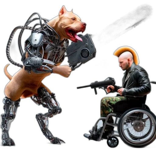 robot, weapon, animal, concept art transparent PNG cut-out