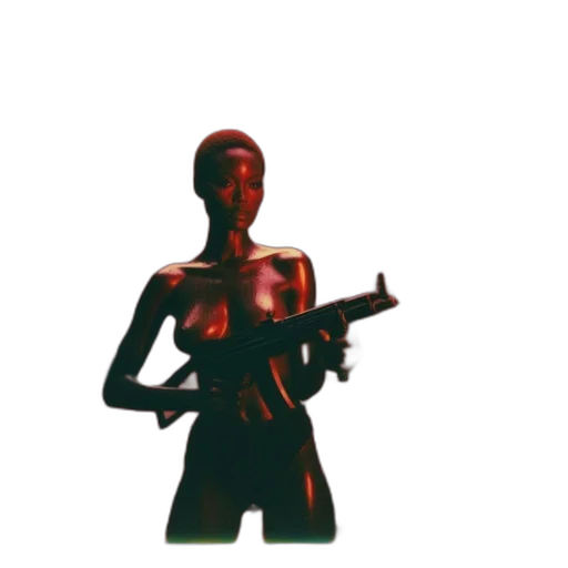 weapon, robot, staff, animal transparent PNG cut-out