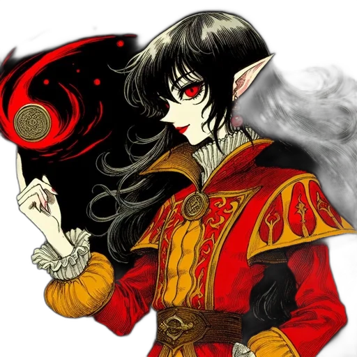 staff, mask, dragon, fantasy art transparent PNG cut-out