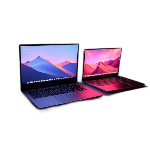 3d render, vaporwave, red, colorful transparent PNG cut-out
