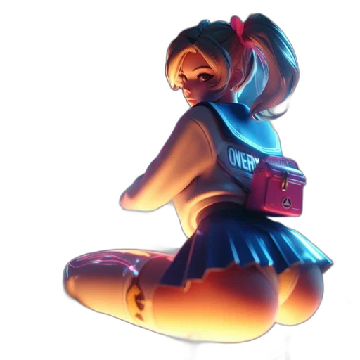 dress, robot, staff, concept art transparent PNG cut-out