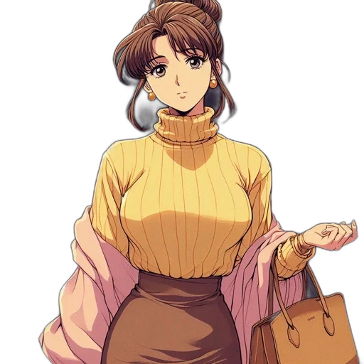 dress, staff, jewelry, jacket transparent PNG cut-out