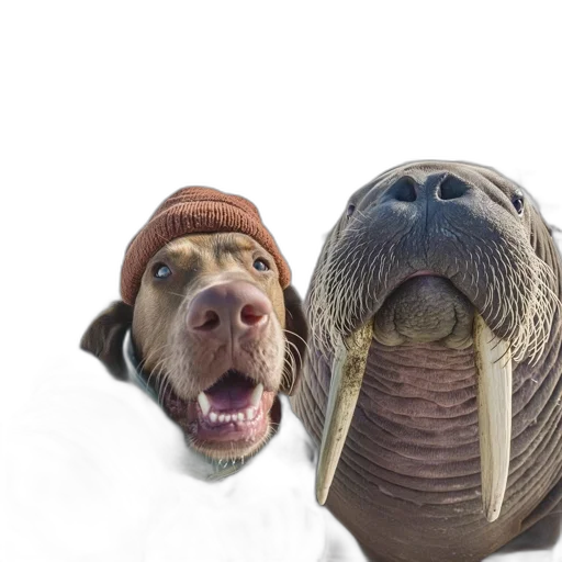 animal, hat, creature, face transparent PNG cut-out