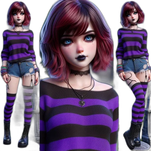 dress, concept art, fantasy art, 3d render transparent PNG cut-out