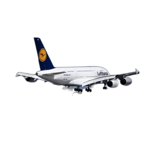 lufthansa, airplane, taking, off transparent PNG cut-out