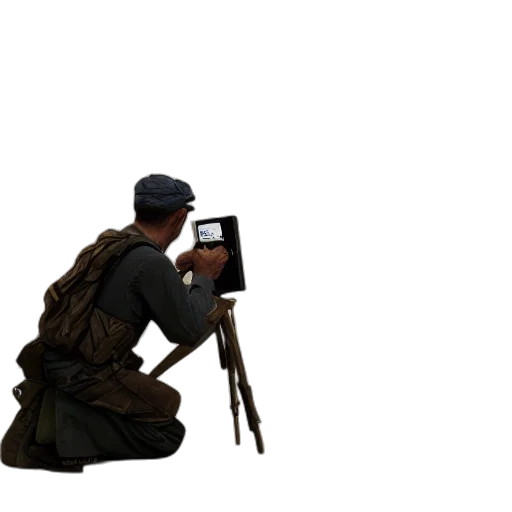 weapon, staff, jacket, animal transparent PNG cut-out