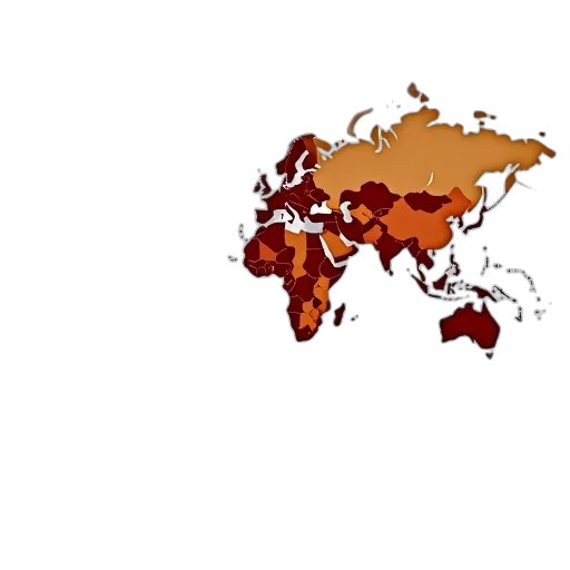earth tones, red, dark, map transparent PNG cut-out