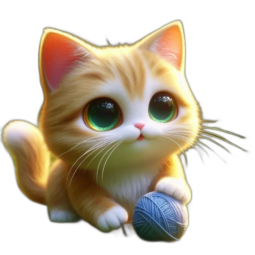 staff, animal, photorealistic, 3d render transparent PNG cut-out