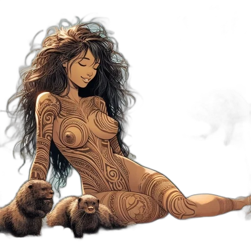 dress, concept art, fantasy art, comic book art transparent PNG cut-out