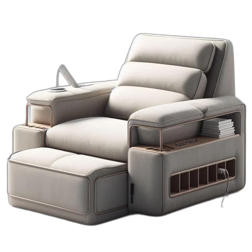 furniture, 3d render, image, displays transparent PNG cut-out