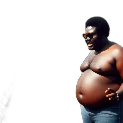 creature, large, man, afro transparent PNG cut-out