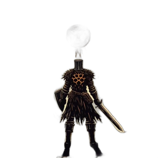staff, sword, mask, creature transparent PNG cut-out