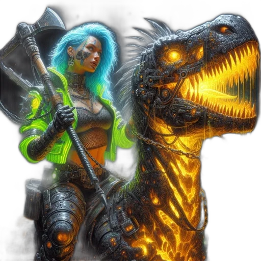 dragon, weapon, staff, fantasy art transparent PNG cut-out