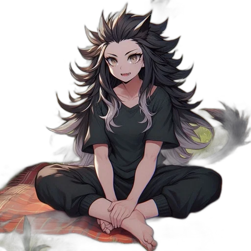 staff, dragon, creature, hair transparent PNG cut-out