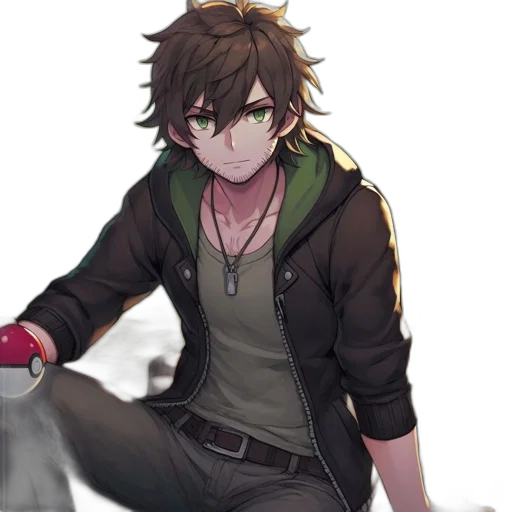 jacket, weapon, staff, sword transparent PNG cut-out