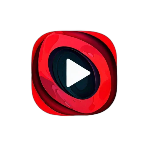 3d render, concept art, red, illustration transparent PNG cut-out
