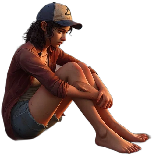 hat, shoes, face, creature transparent PNG cut-out