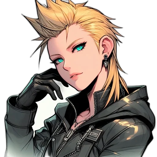 jacket, staff, face, weapon transparent PNG cut-out