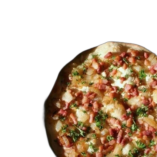 food, delicious-looking, pizza, bacon transparent PNG cut-out