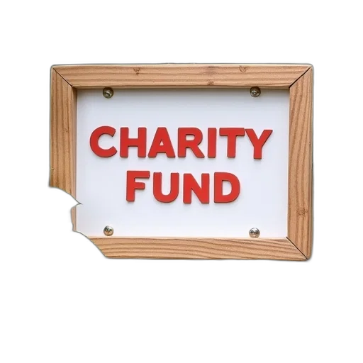 furniture, sign, charity, fund transparent PNG cut-out