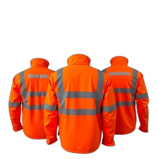 jacket, staff, neon, promotional transparent PNG cut-out