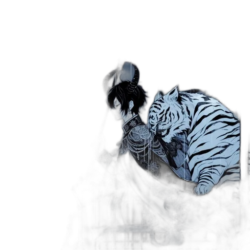animal, creature, dragon, hair transparent PNG cut-out