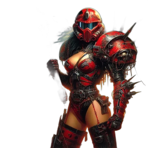 robot, weapon, mask, concept art transparent PNG cut-out