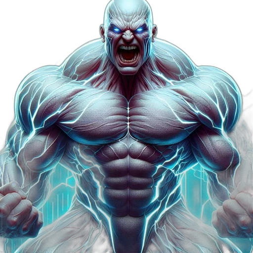 creature, face, animal, comic book art transparent PNG cut-out