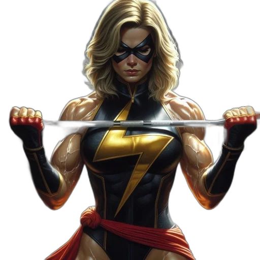 comic book art, concept art, cartoon, muscular transparent PNG cut-out