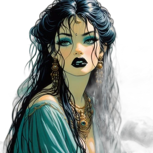 jewelry, fantasy art, comic book art, concept art transparent PNG cut-out