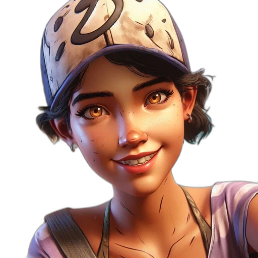 face, hat, weapon, staff transparent PNG cut-out