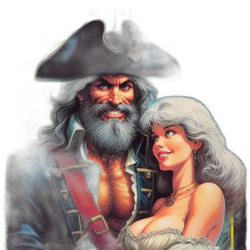fantasy art, comic book art, concept art, pixel art transparent PNG cut-out