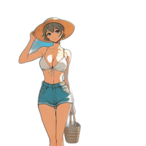 dress, hat, weapon, bottle transparent PNG cut-out