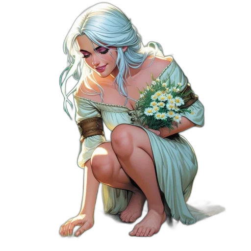 dress, dragon, fantasy art, concept art transparent PNG cut-out