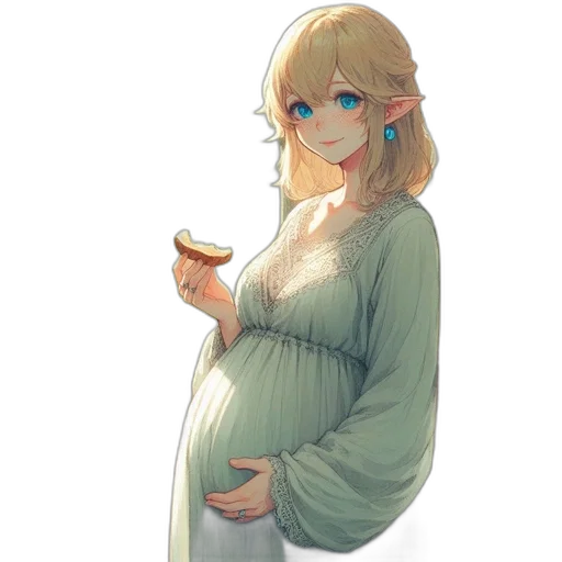dress, staff, bottle, food transparent PNG cut-out
