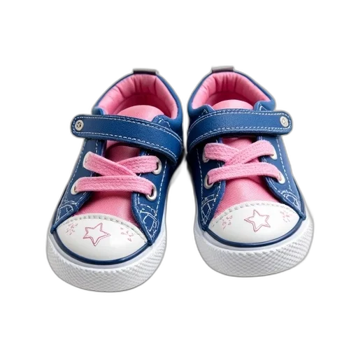 shoes, photorealistic, pair, children transparent PNG cut-out