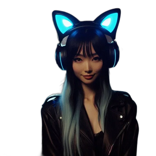 mask, cyberpunk, fantasy art, concept art transparent PNG cut-out